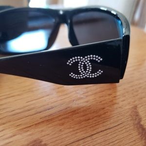 Chanel Vintage Wrap Around Sunglasses